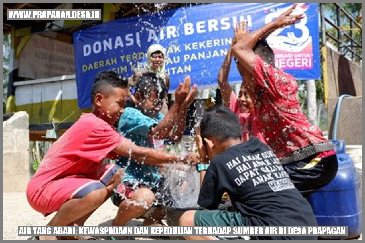 Gambar air di Desa Prapagan