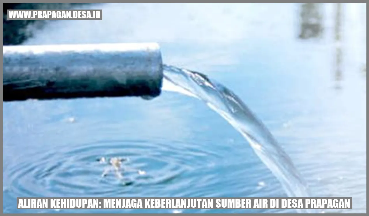 Sumber Air di Desa Prapagan