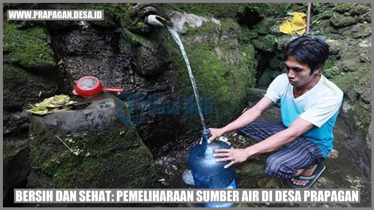 Sumber Air di Desa Prapagan
