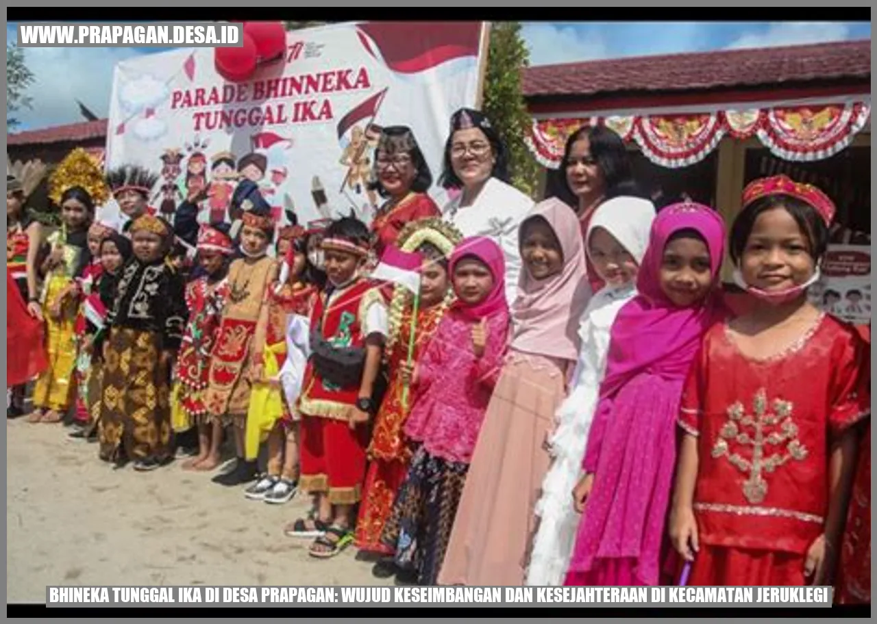 Bhineka Tunggal Ika di Desa prapagan: Wujud Keseimbangan dan Kesejahteraan di Kecamatan Jeruklegi