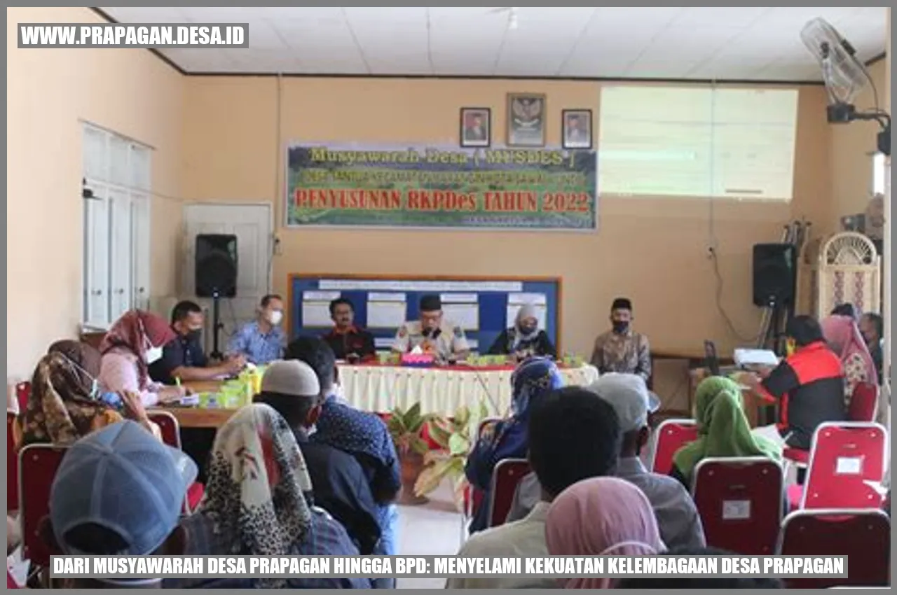 Musyawarah Desa Prapagan