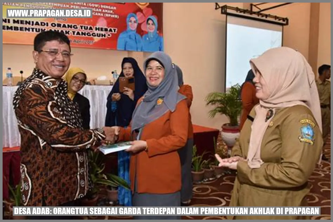 Desa Adab: Orangtua sebagai Garda Terdepan dalam Pembentukan Akhlak di Prapagan