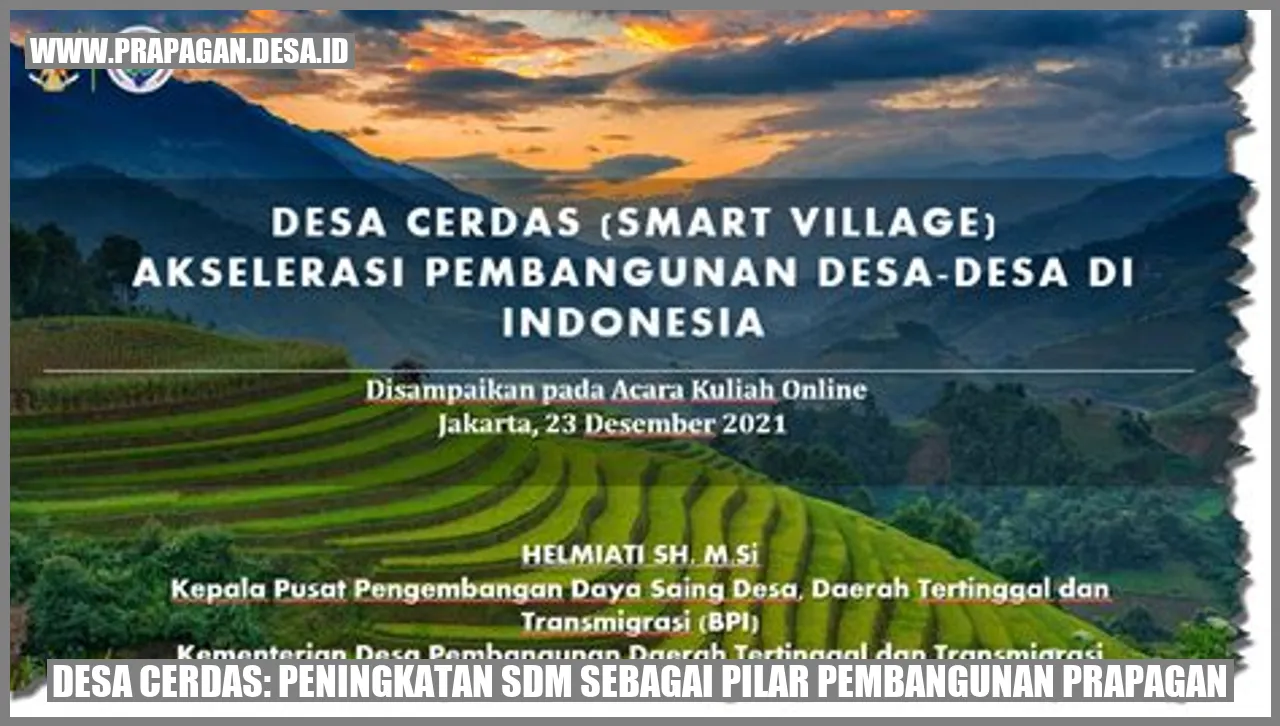 Desa Cerdas: Peningkatan SDM Sebagai Pilar Pembangunan Prapagan