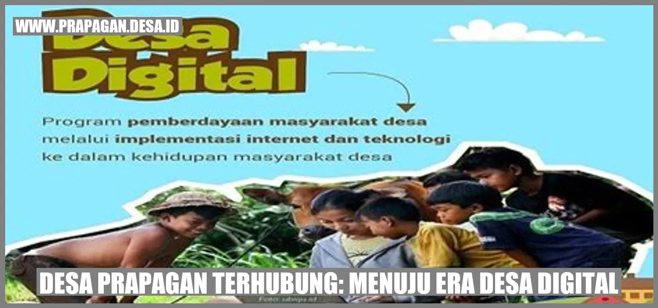 Desa prapagan Terhubung: Menuju Era Desa Digital
