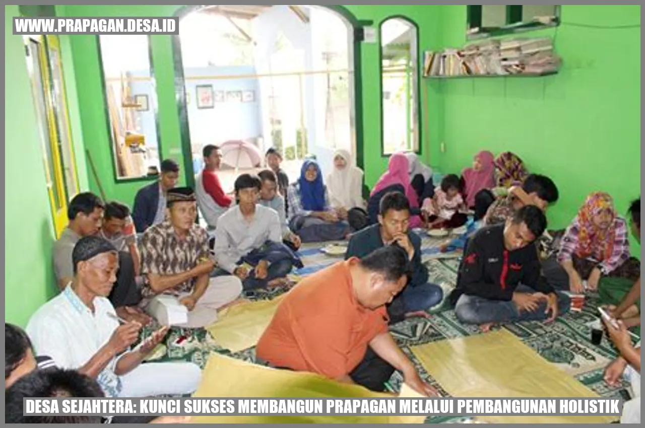 Desa Sejahtera: Kunci Sukses Membangun prapagan melalui Pembangunan Holistik