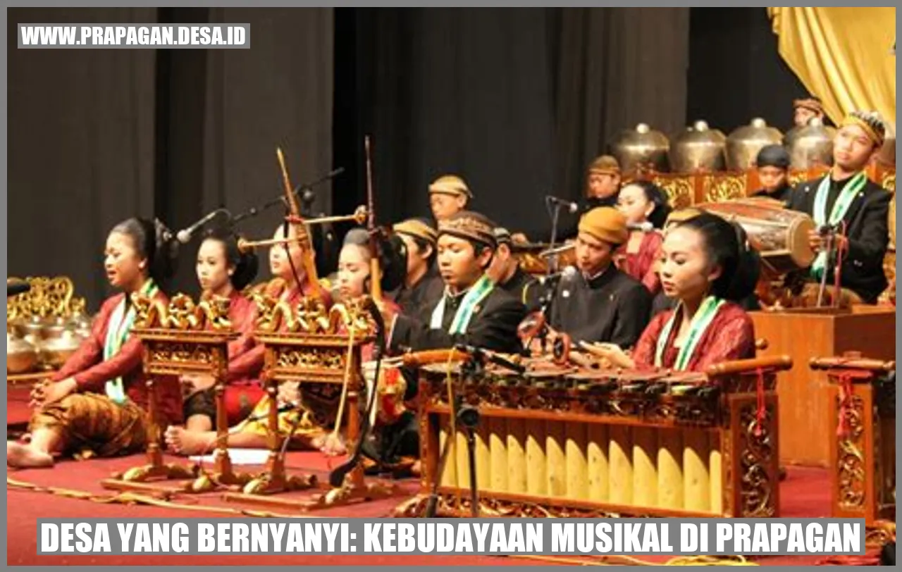 Desa yang Bernyanyi: Kebudayaan Musikal di prapagan