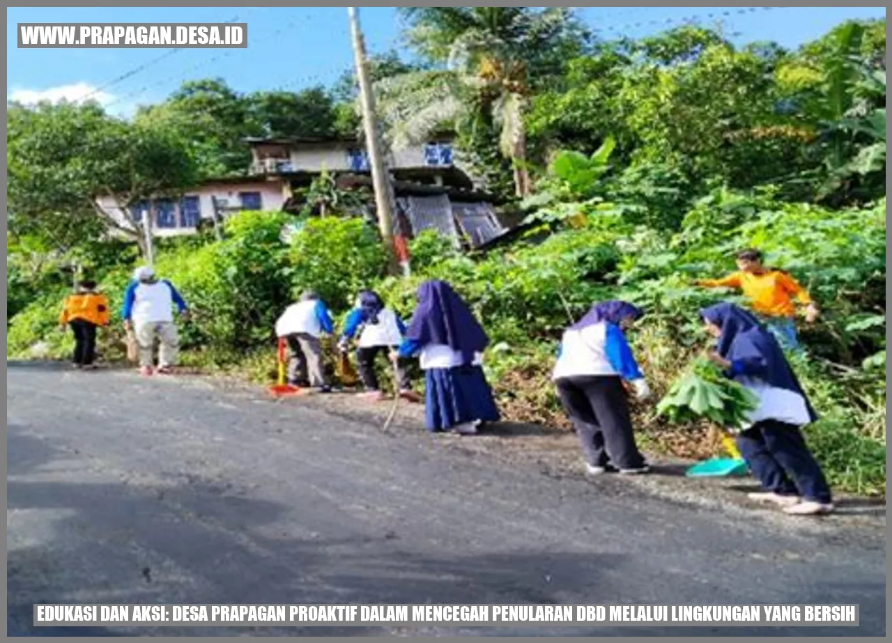 Gambar Edukasi dan Aksi: Desa Prapagan Proaktif dalam Mencegah Penularan DBD melalui Lingkungan yang Bersih