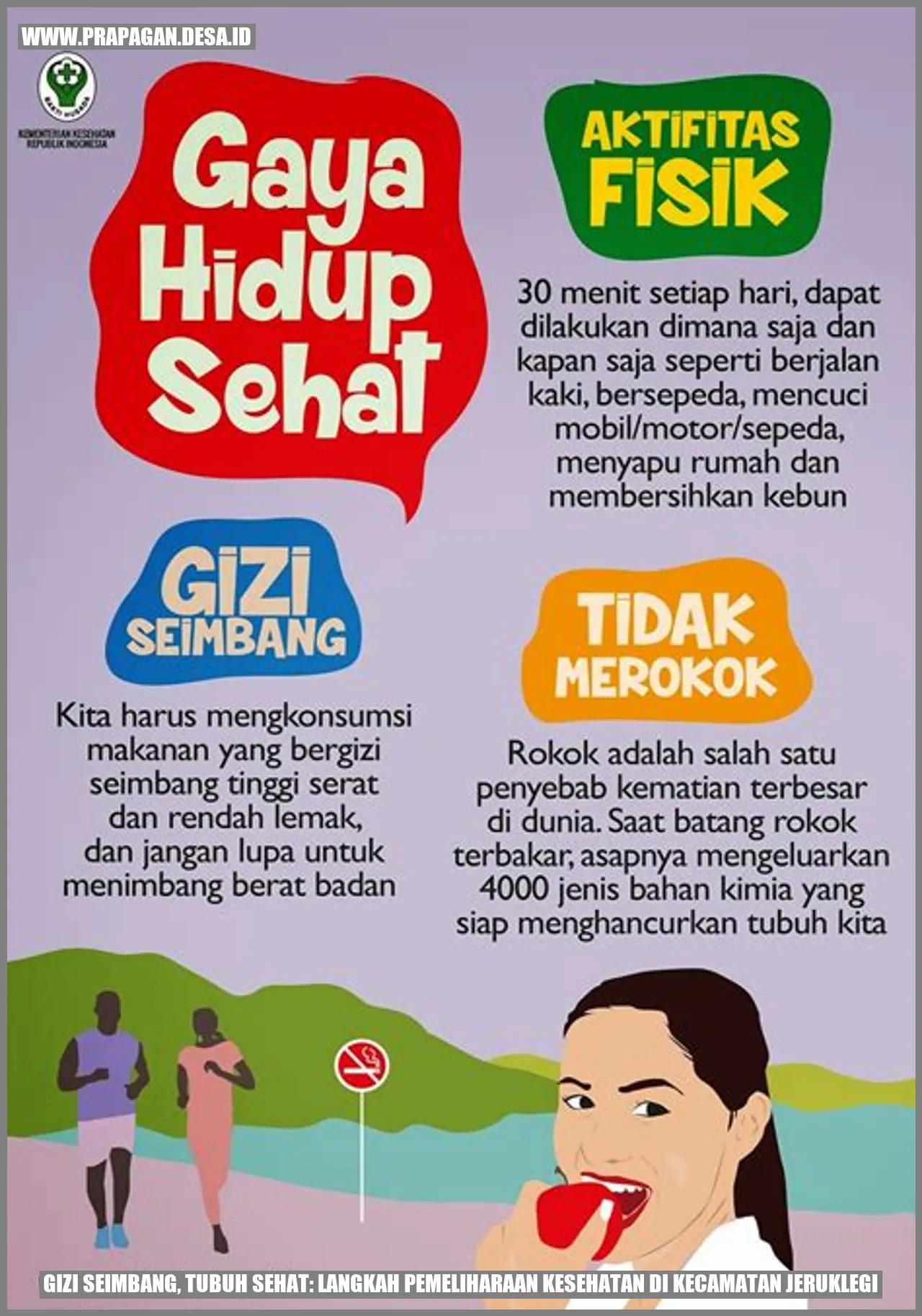 Gizi Seimbang, Tubuh Sehat: Langkah Pemeliharaan Kesehatan di Kecamatan Jeruklegi