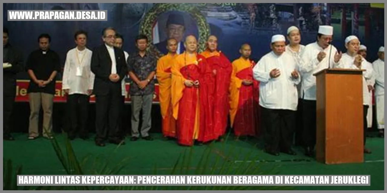 Harmoni Lintas Kepercayaan: Pencerahan Kerukunan Beragama di Kecamatan Jeruklegi