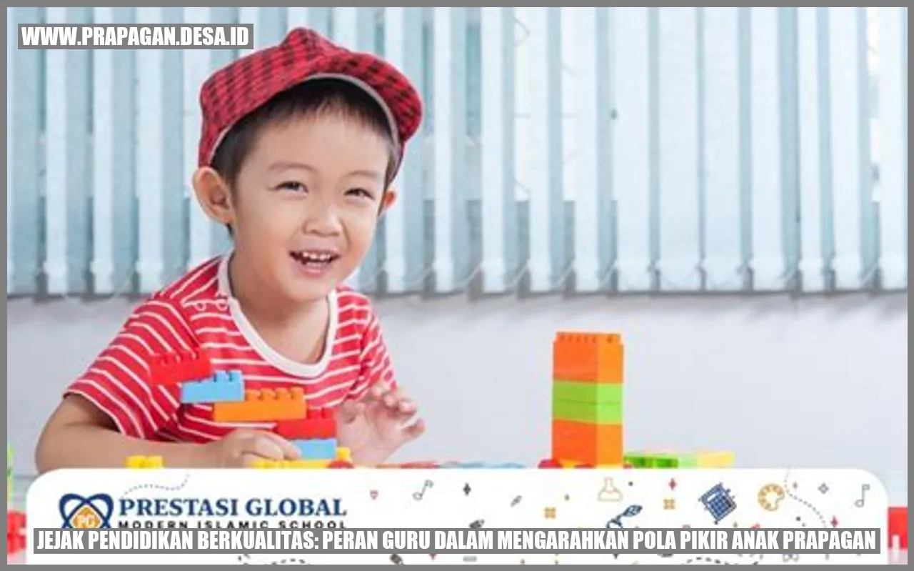 Jejak Pendidikan Berkualitas: Peran Guru dalam Mengarahkan Pola Pikir Anak prapagan