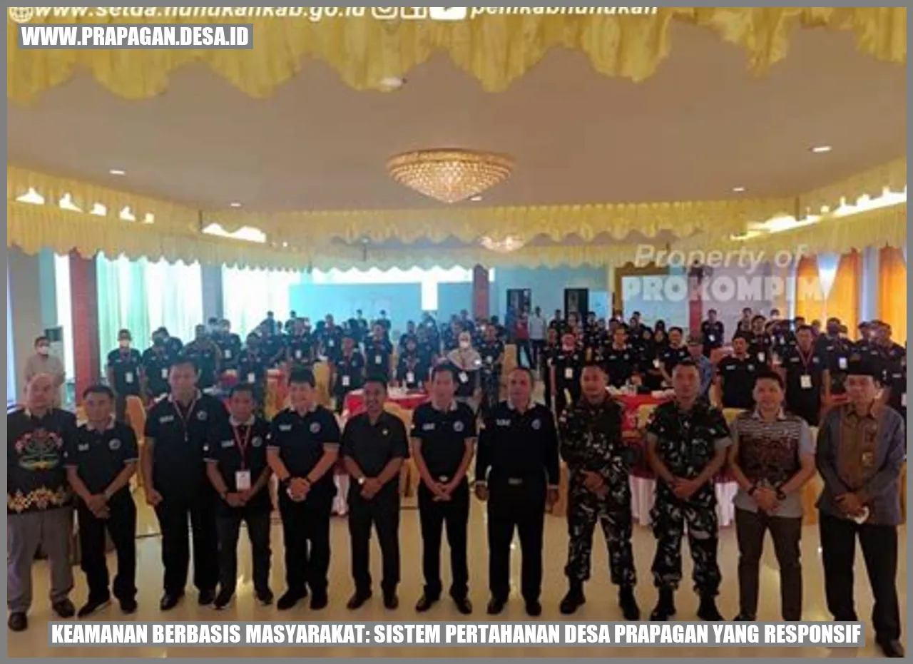 Keamanan Berbasis Masyarakat: Sistem Pertahanan Desa prapagan yang Responsif