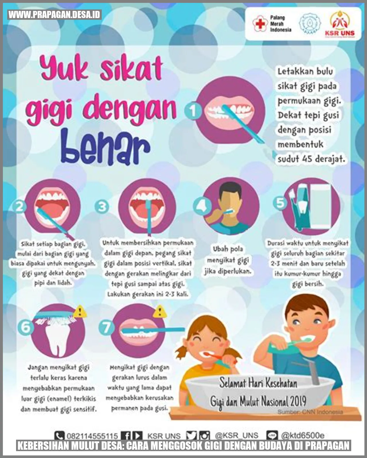 Kebersihan Mulut Desa: Cara Menggosok Gigi dengan Budaya di Prapagan