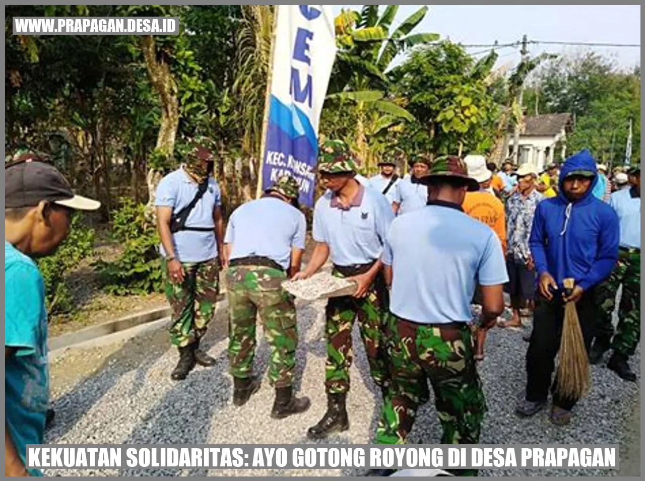Kekuatan Solidaritas: Ayo Gotong Royong di Desa Prapagan