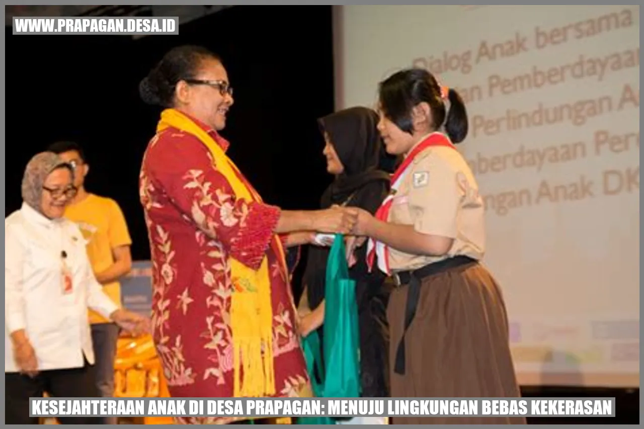 Kesejahteraan Anak di Desa prapagan: Menuju Lingkungan Bebas Kekerasan