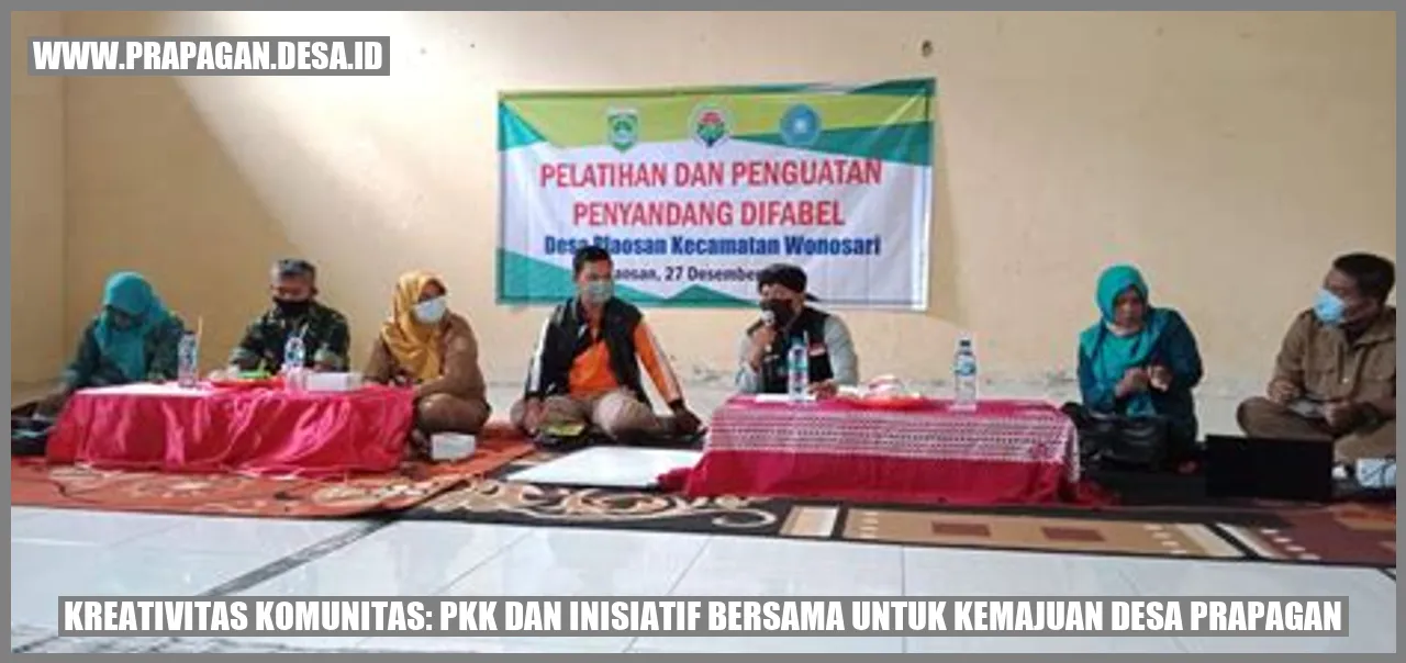 Kreativitas Komunitas: PKK dan Inisiatif Bersama untuk Kemajuan Desa prapagan