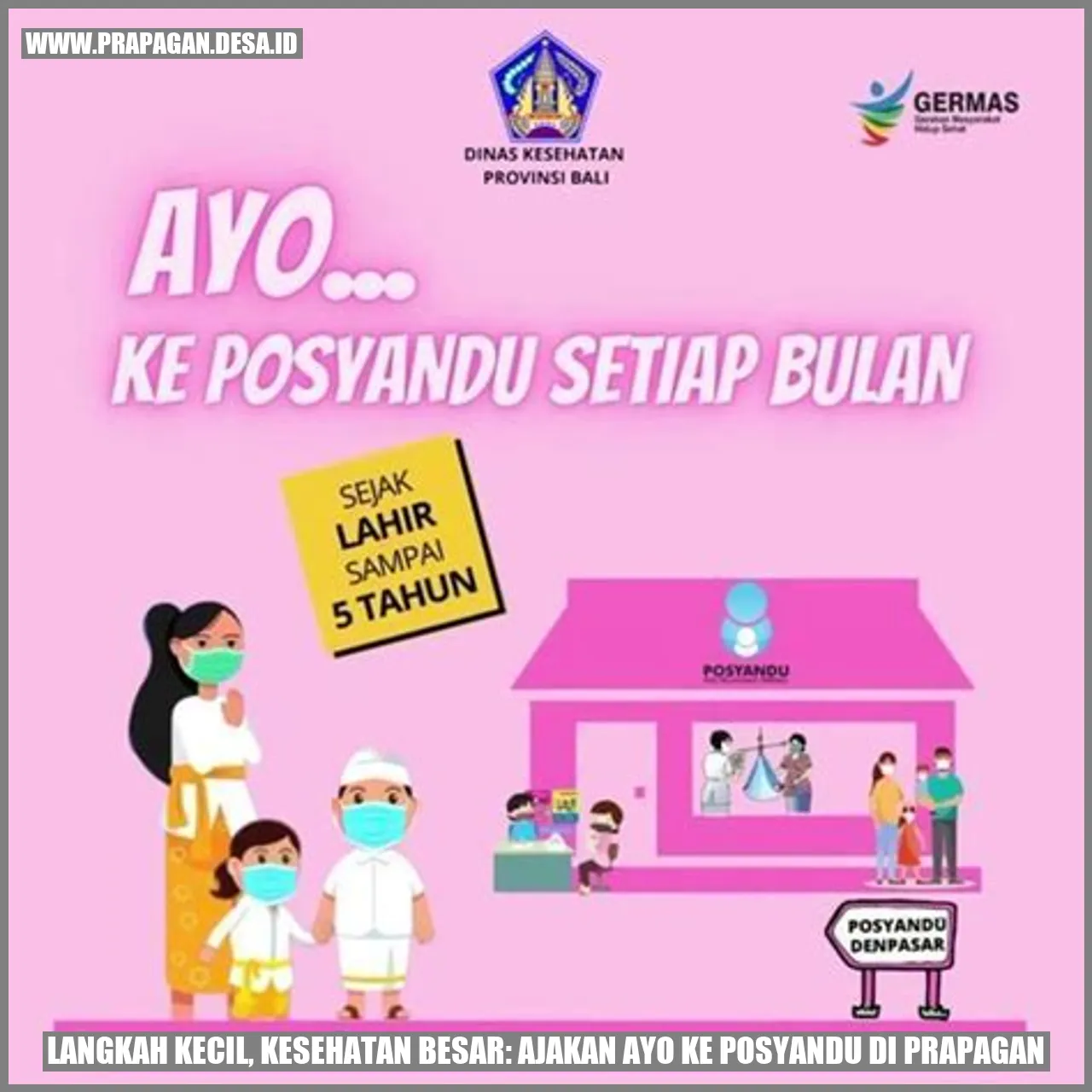 Foto Kegiatan Posyandu di Prapagan