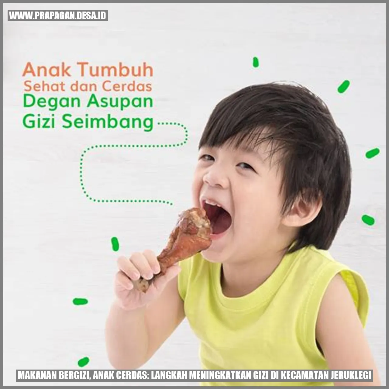 Makanan Bergizi, Anak Cerdas: Langkah Meningkatkan Gizi di Kecamatan Jeruklegi