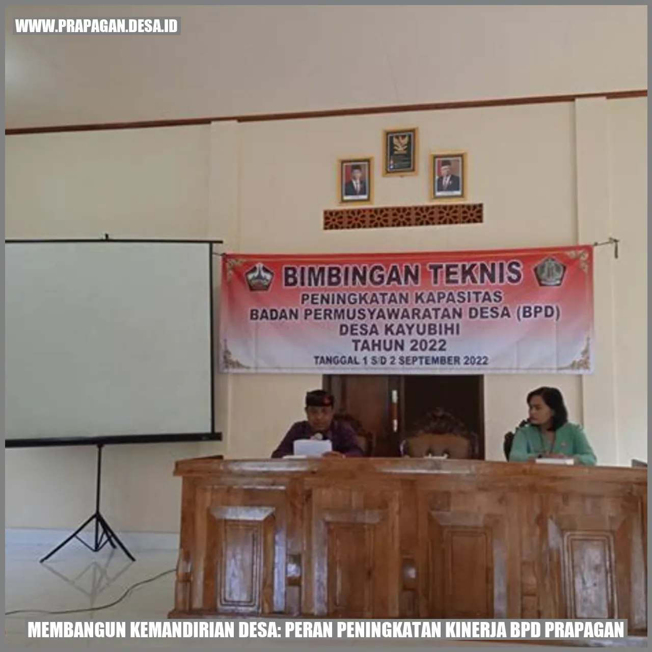 Membangun Kemandirian Desa: Peran Peningkatan Kinerja BPD Prapagan