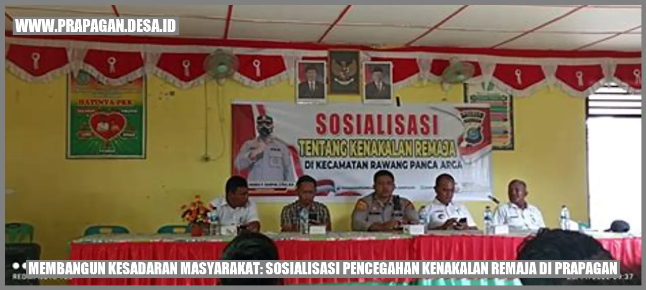 Membangun Kesadaran Masyarakat: Sosialisasi Pencegahan Kenakalan Remaja di Prapagan
