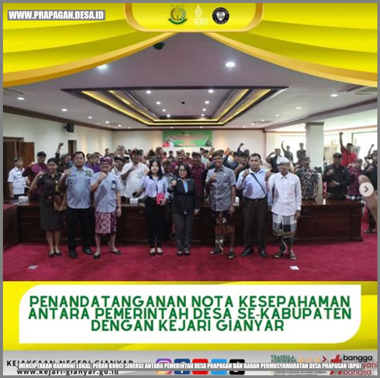 Menciptakan Harmoni Lokal: Peran Kunci Sinergi antara Pemerintah Desa Prapagan dan Badan Permusyawaratan Desa Prapagan (BPD)