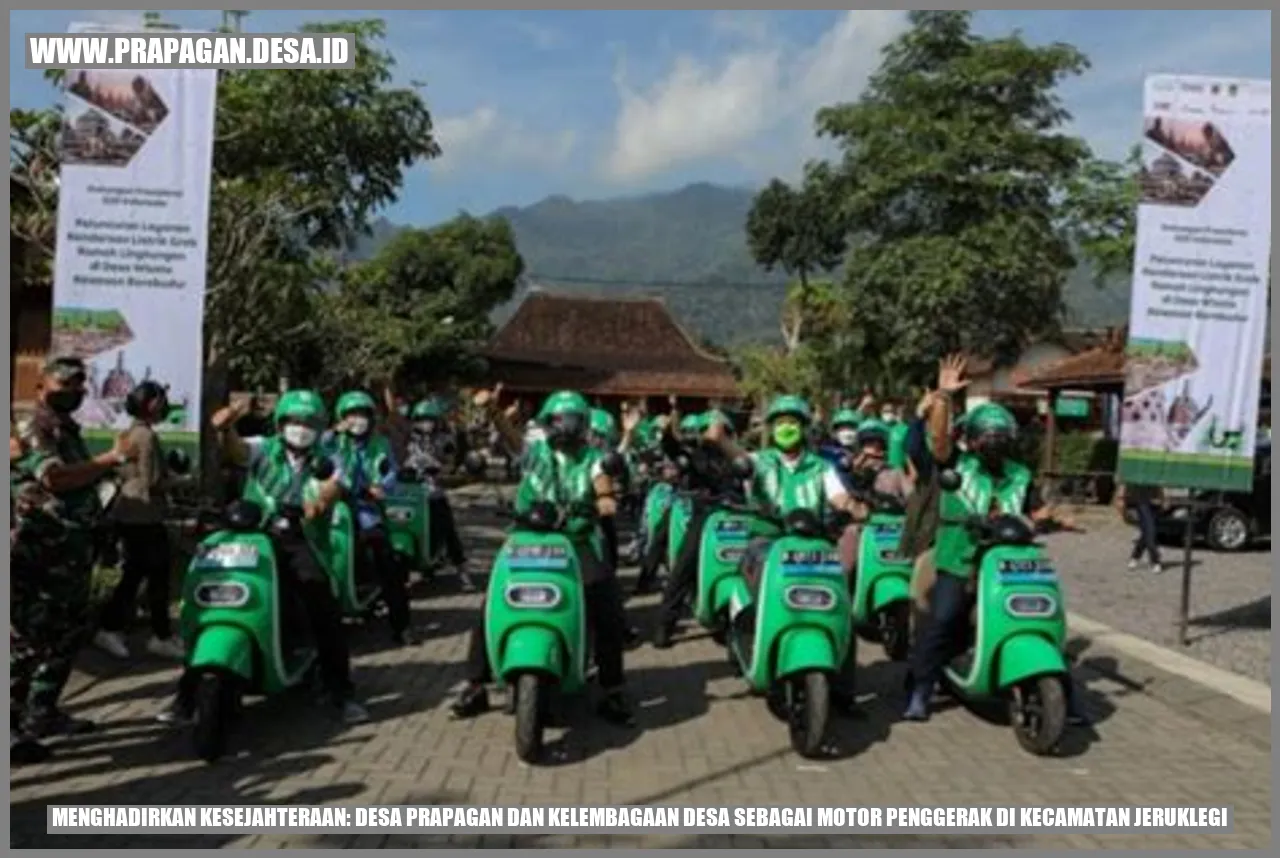 Desa Prapagan dan Kelembagaan Desa sebagai Motor Penggerak