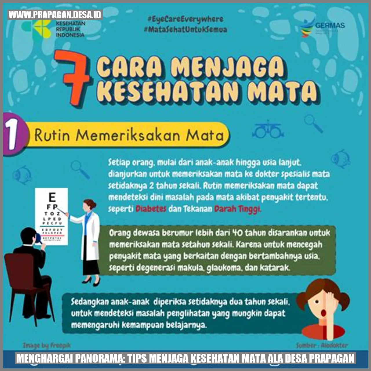 Menghargai Panorama: Tips Menjaga Kesehatan Mata ala Desa prapagan