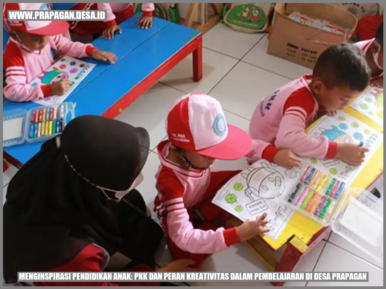 Gambar Menginspirasi Pendidikan Anak: PKK dan Peran Kreativitas dalam Pembelajaran di Desa Prapagan