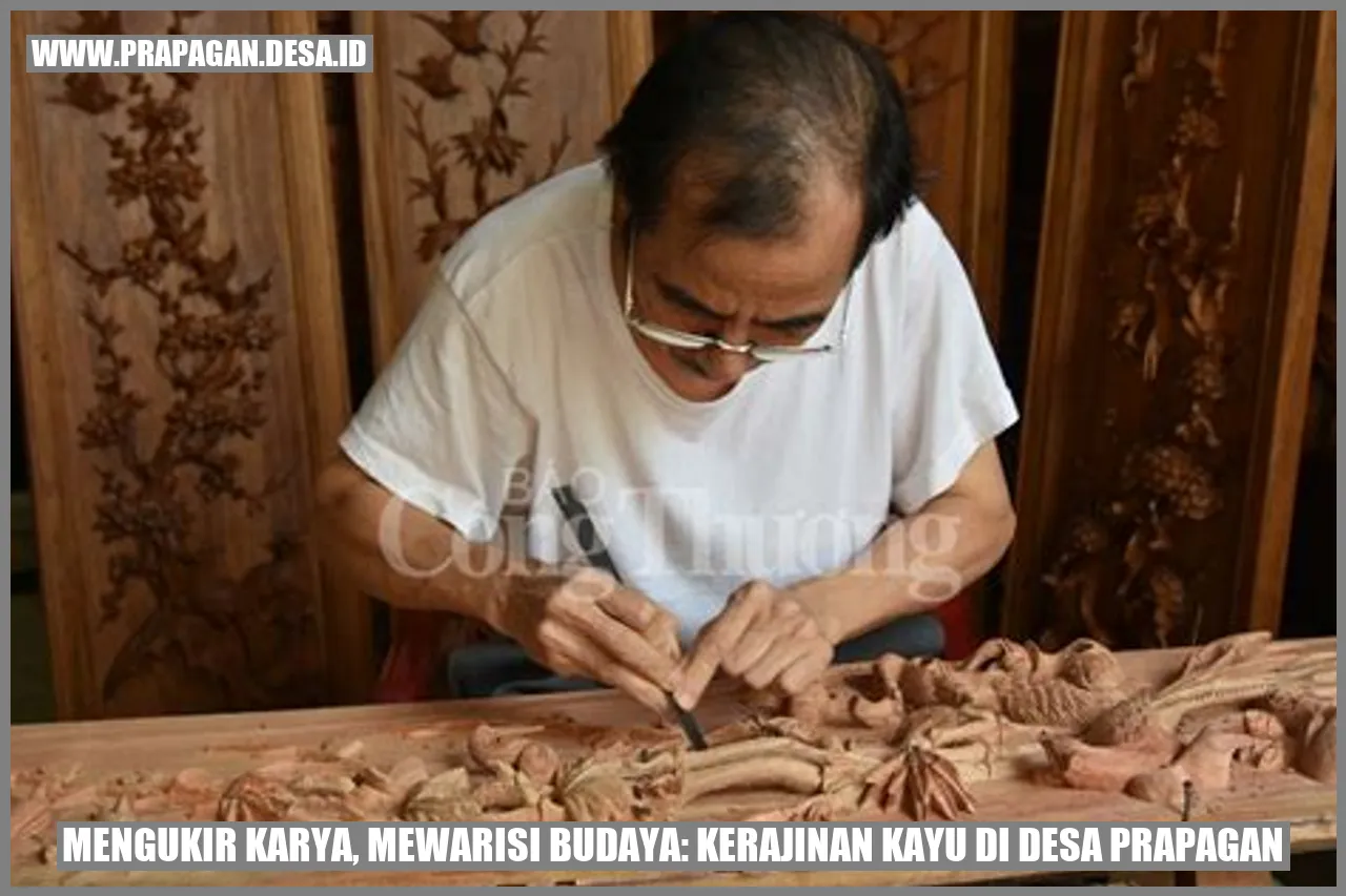 Mengukir Karya, Mewarisi Budaya: Kerajinan Kayu di Desa Prapagan