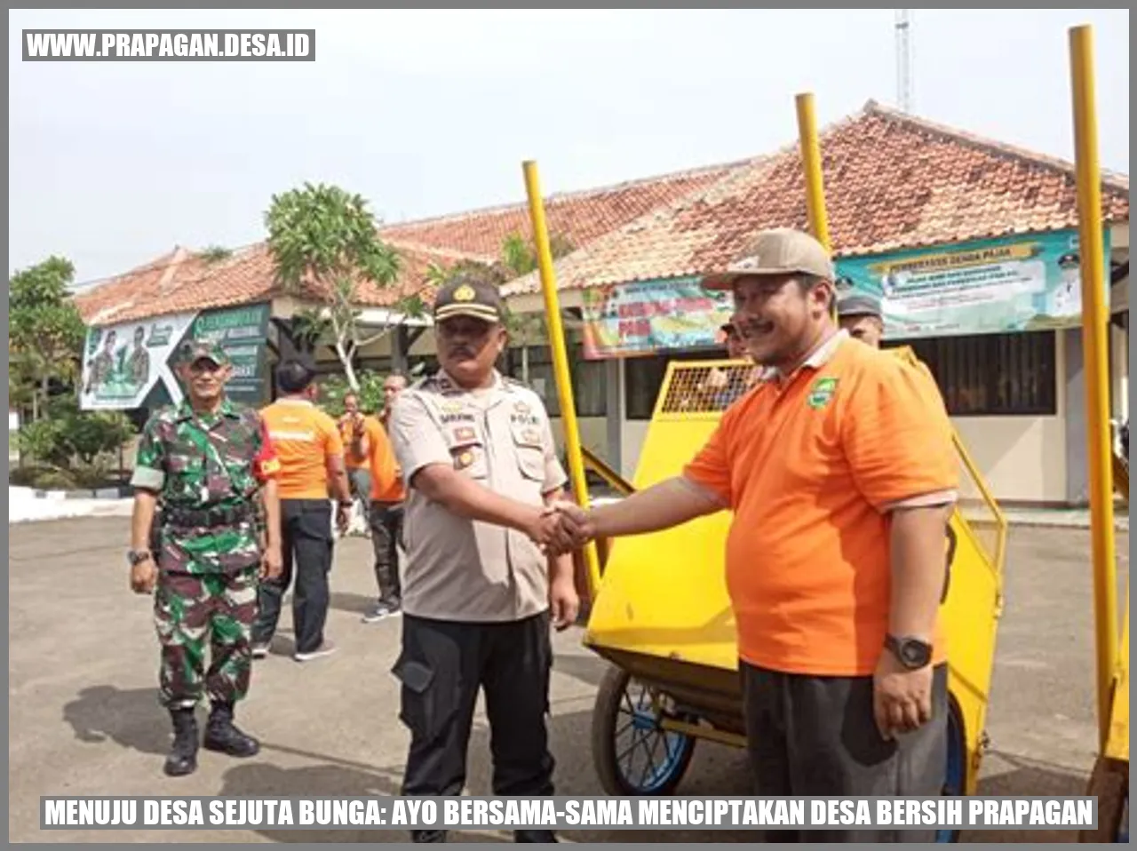 Menuju Desa Sejuta Bunga: Ayo Bersama-sama Menciptakan Desa Bersih prapagan