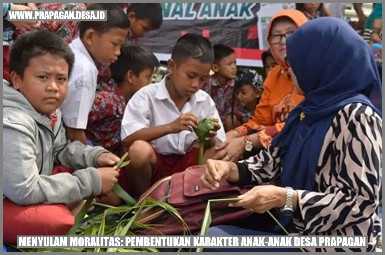 Gambar Menyulam Moralitas: Pembentukan Karakter Anak-Anak Desa Prapagan