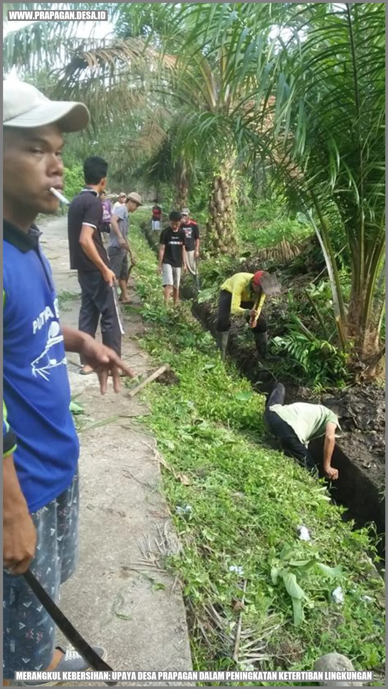 Merangkul Kebersihan: Upaya Desa prapagan dalam Peningkatan Ketertiban Lingkungan