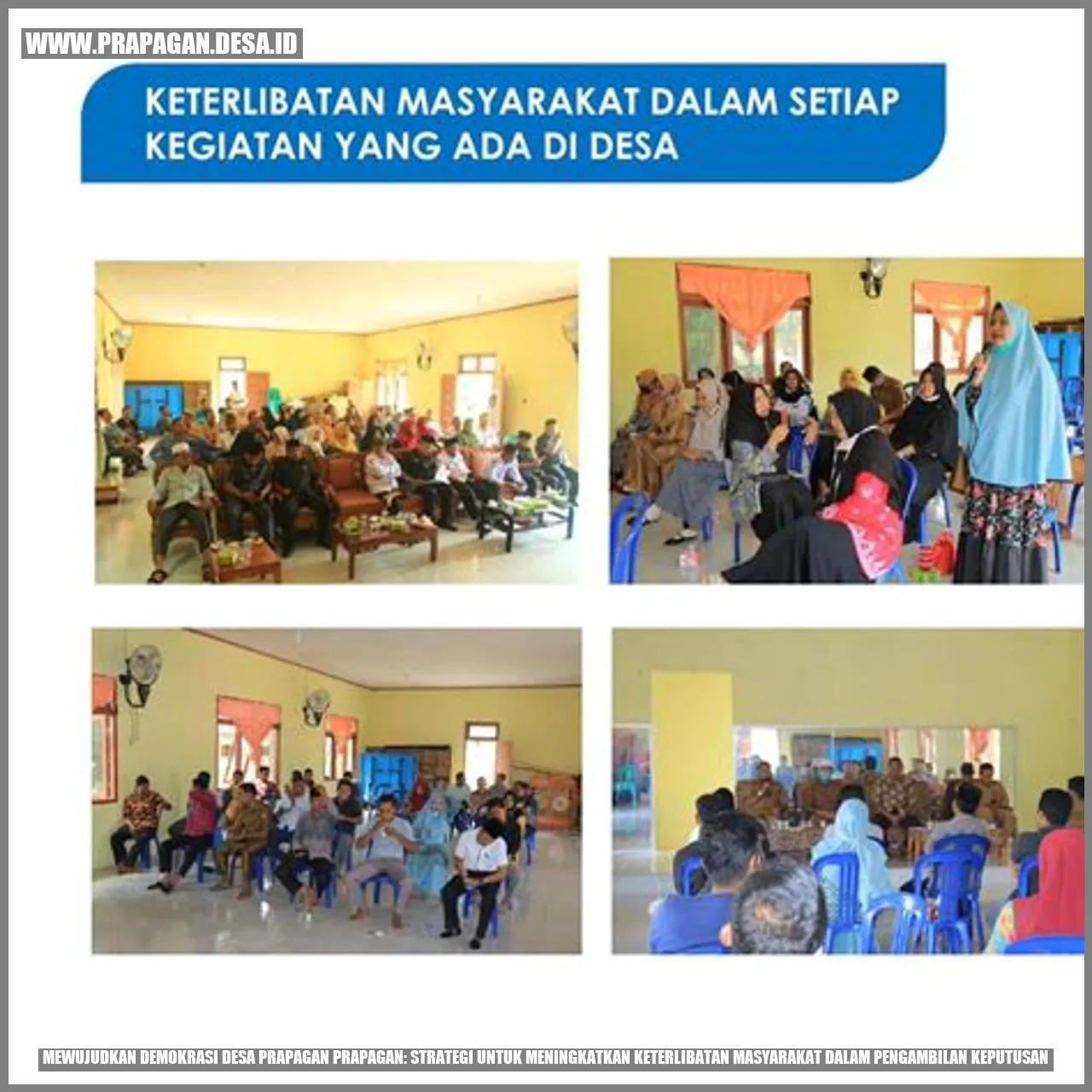 Mewujudkan Demokrasi Desa Prapagan