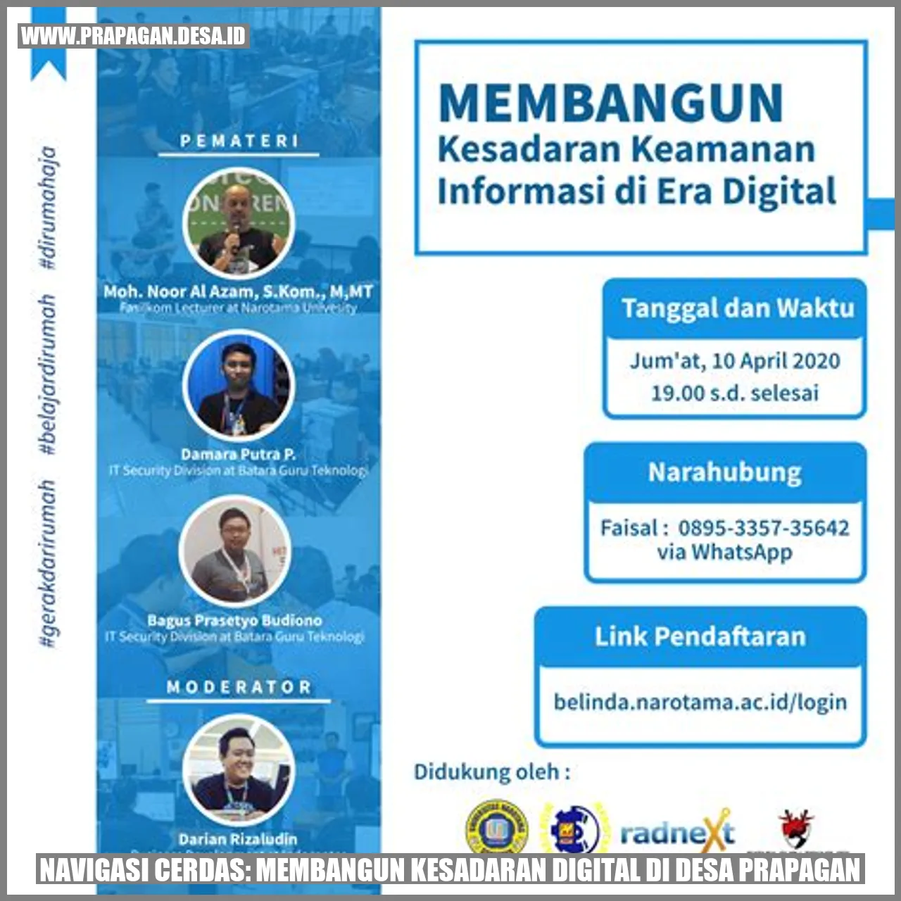 Navigasi Cerdas: Membangun Kesadaran Digital di Desa Prapagan
