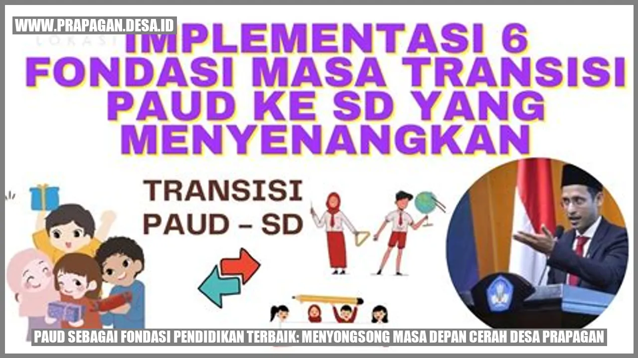 PAUD sebagai Fondasi Pendidikan Terbaik: Menyongsong Masa Depan Cerah Desa prapagan