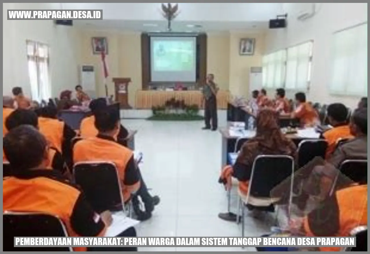 Pemberdayaan Masyarakat: Peran Warga dalam Sistem Tanggap Bencana Desa Prapagan