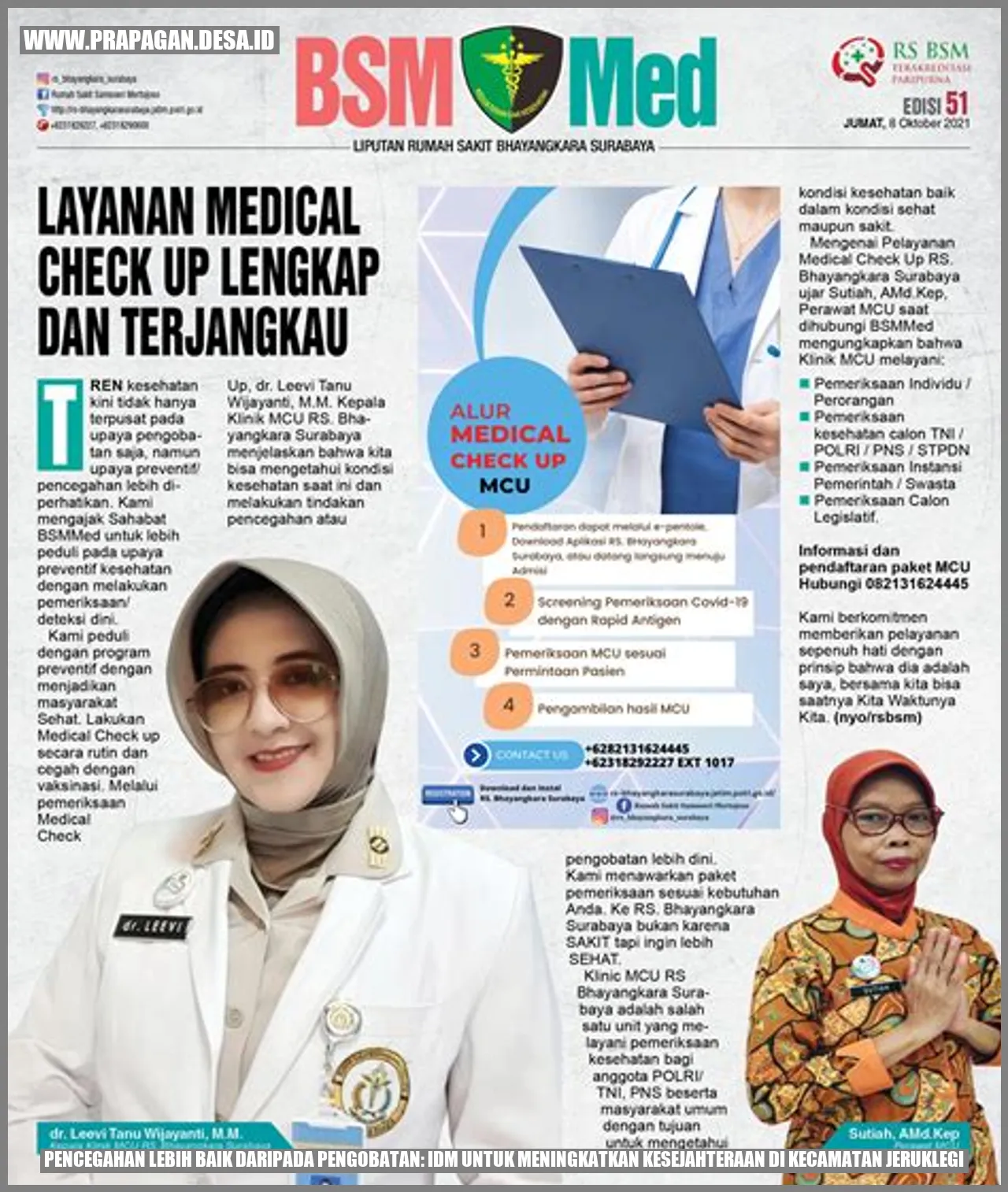 Pencegahan Lebih Baik daripada Pengobatan: IDM untuk Meningkatkan Kesejahteraan di Kecamatan Jeruklegi
