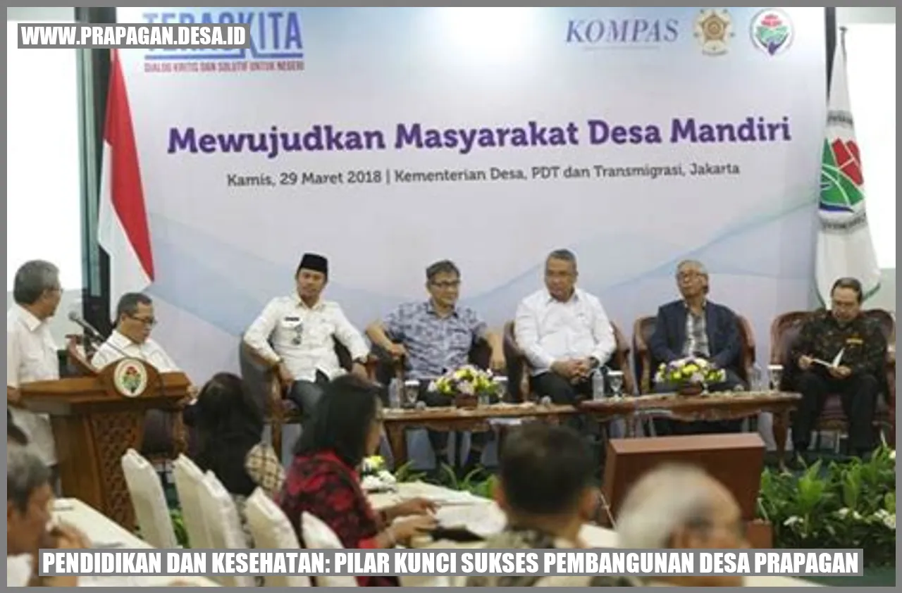 Pendidikan dan Kesehatan: Pilar Kunci Sukses Pembangunan Desa Prapagan