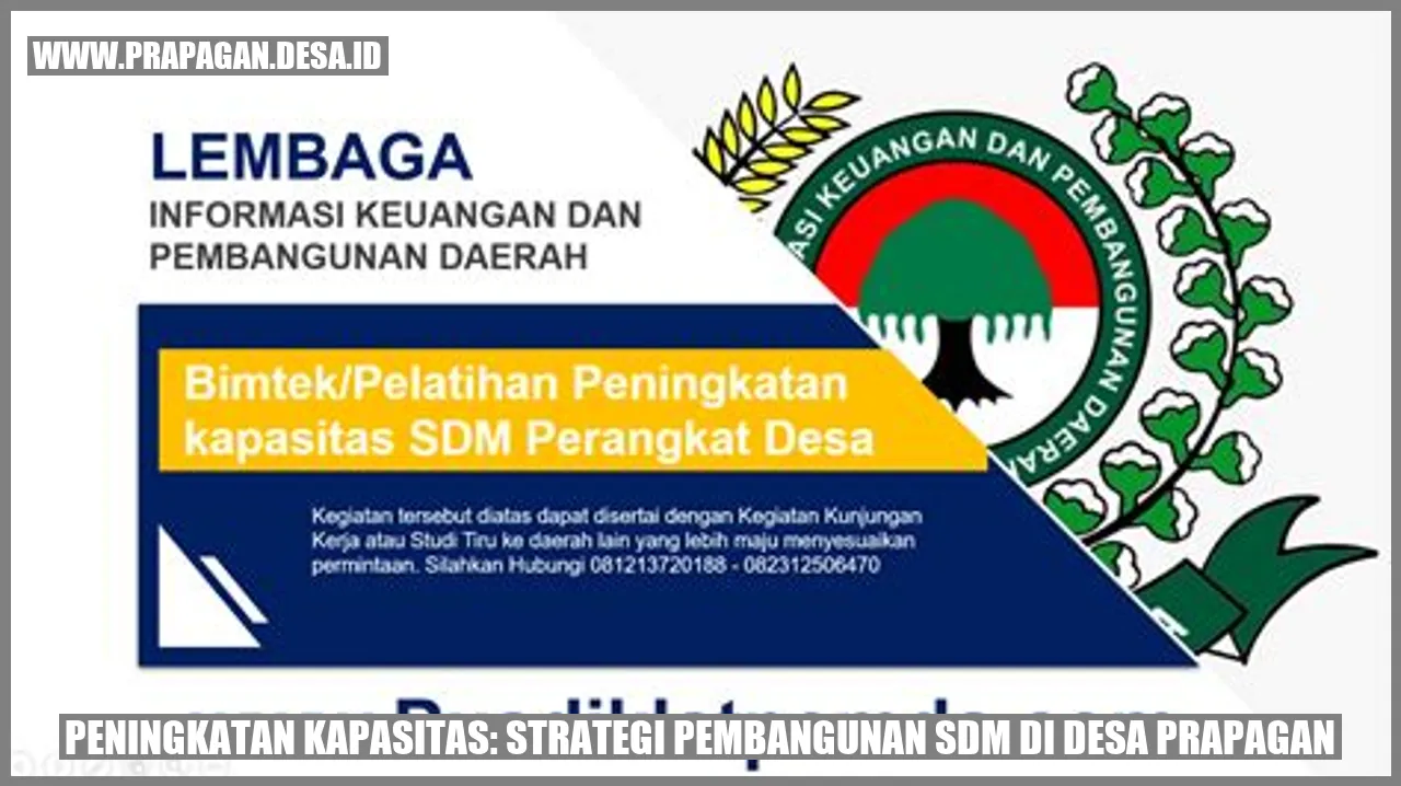 Peningkatan Kapasitas: Strategi Pembangunan SDM di Desa Prapagan