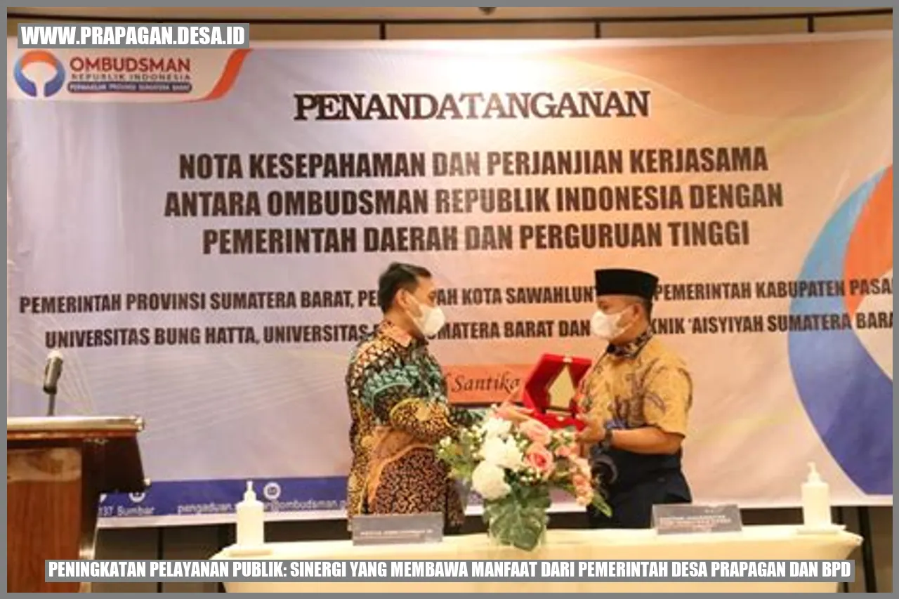 Pemerintah Desa Prapagan dan BPD