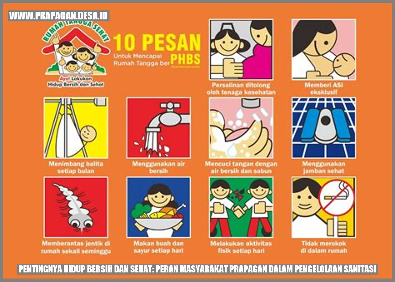Pentingnya Hidup Bersih dan Sehat: Peran Masyarakat prapagan dalam Pengelolaan Sanitasi