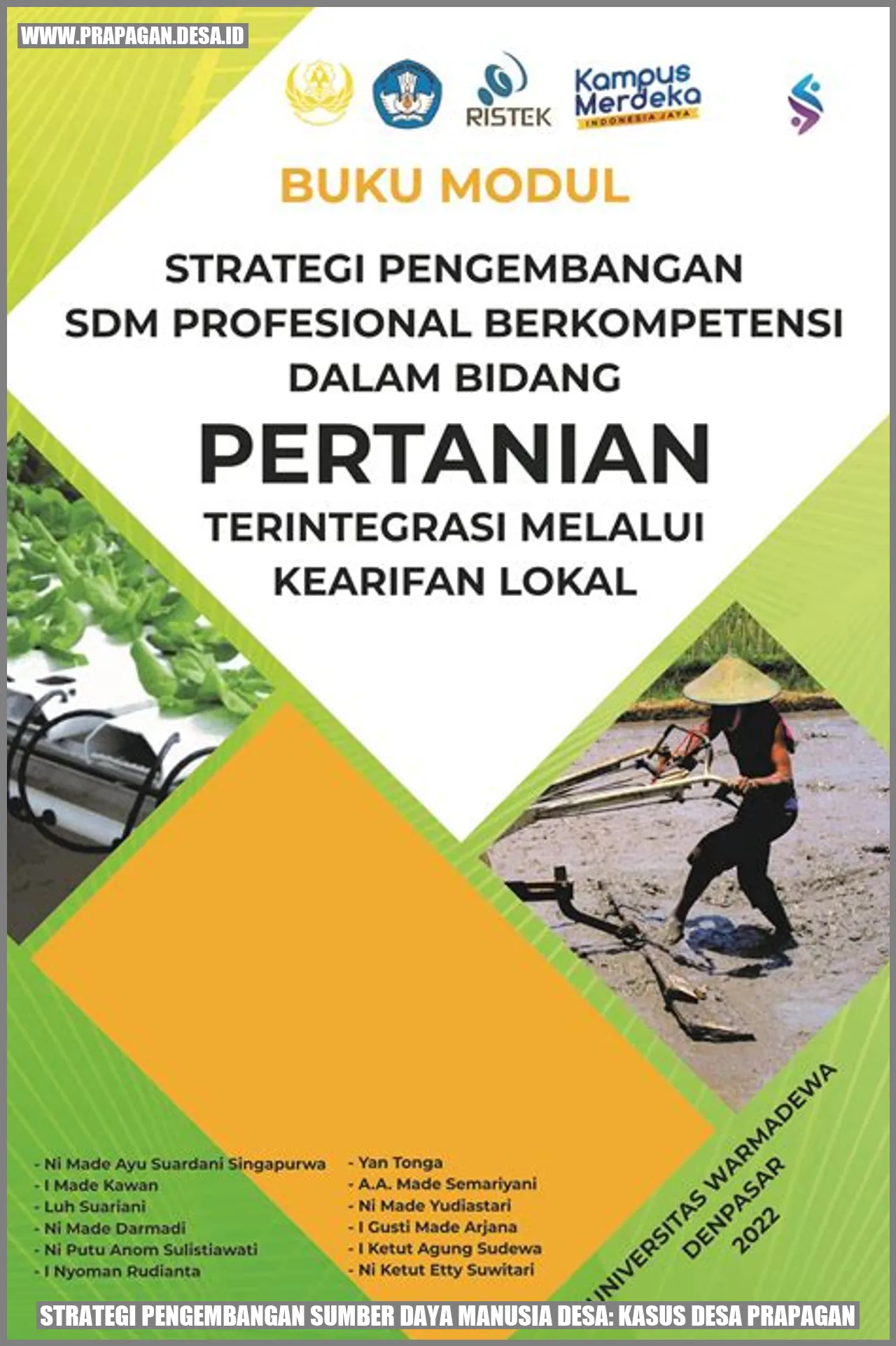 Strategi Pengembangan Sumber Daya Manusia Desa: Kasus Desa Prapagan