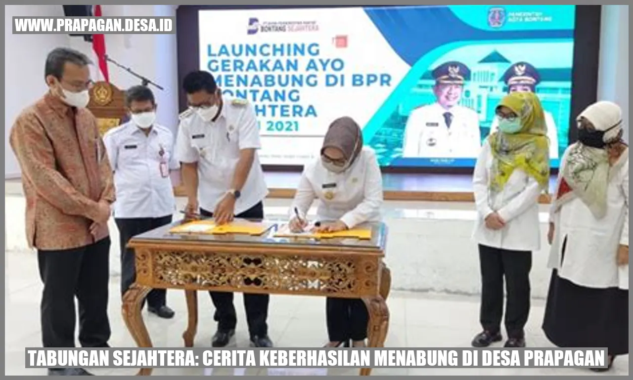 Tabungan Sejahtera: Cerita Keberhasilan Menabung di Desa prapagan