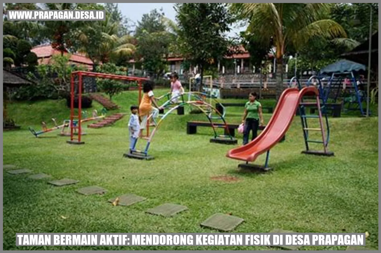 Taman Bermain Aktif: Mendorong Kegiatan Fisik di Desa Prapagan