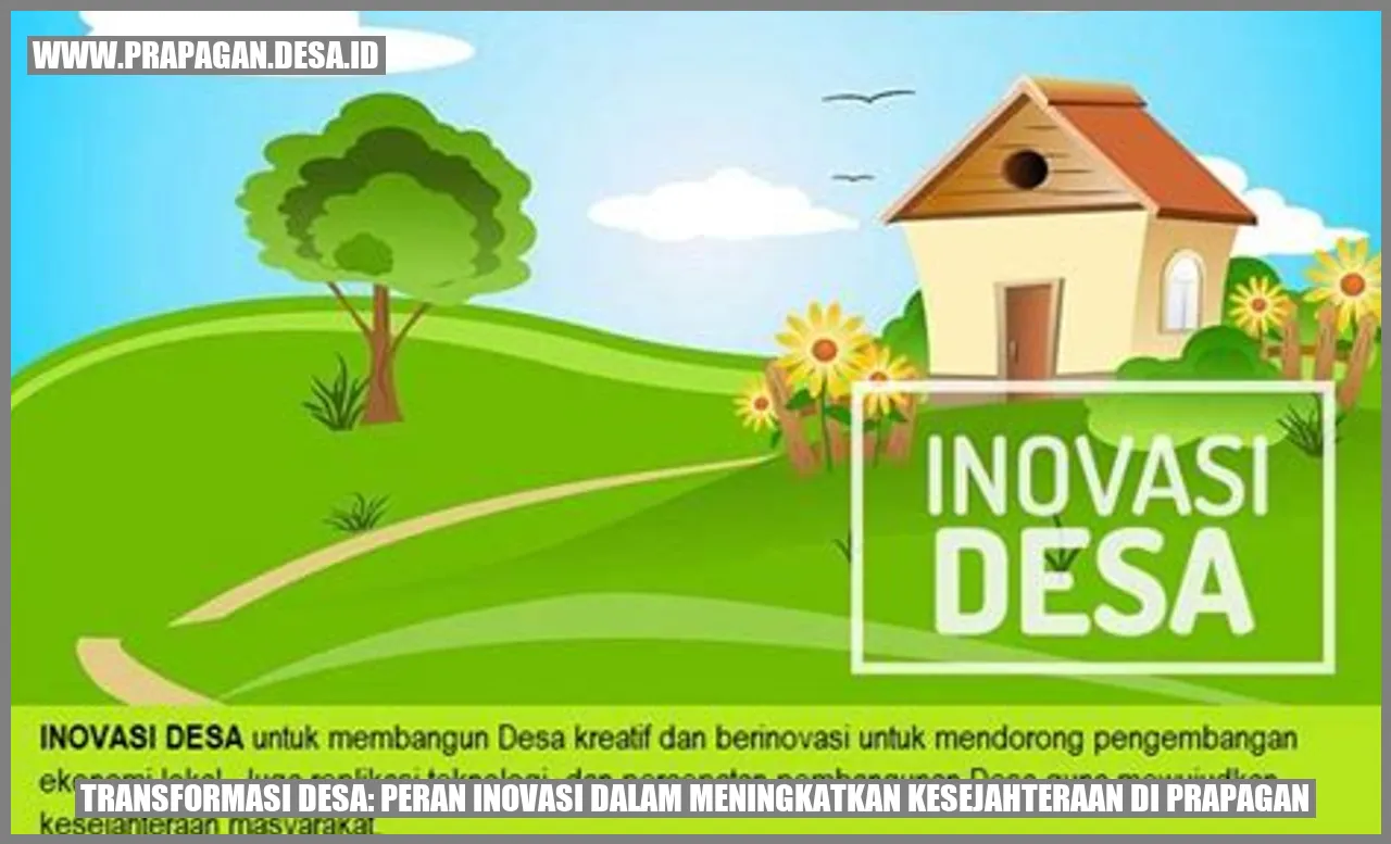 Transformasi Desa: Peran Inovasi dalam Meningkatkan Kesejahteraan di Prapagan