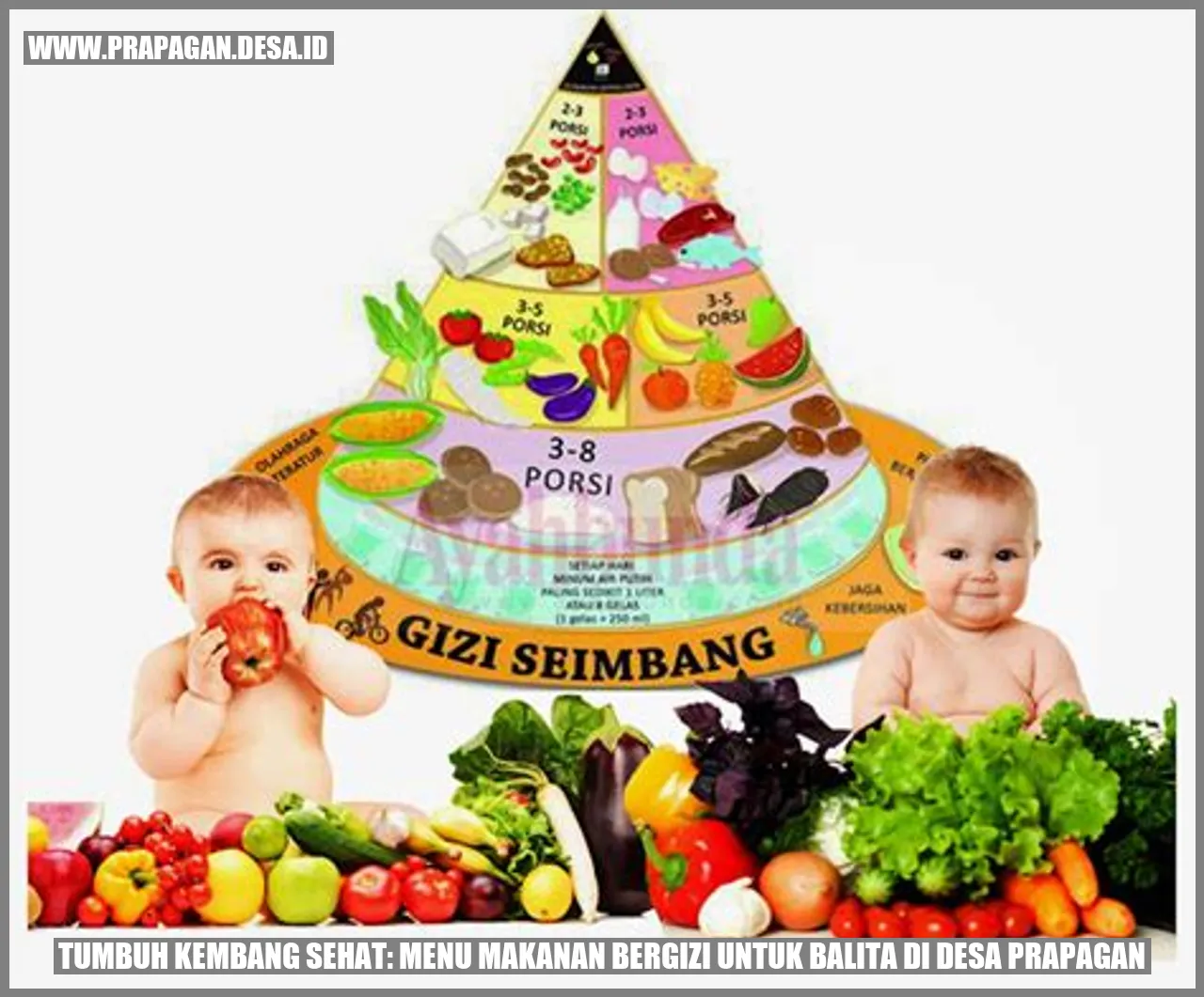 Menu Makanan Bergizi untuk Balita di Desa Prapagan